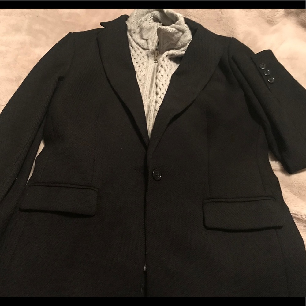🌸Cynthia Rowley women’s black blazer Sz M
